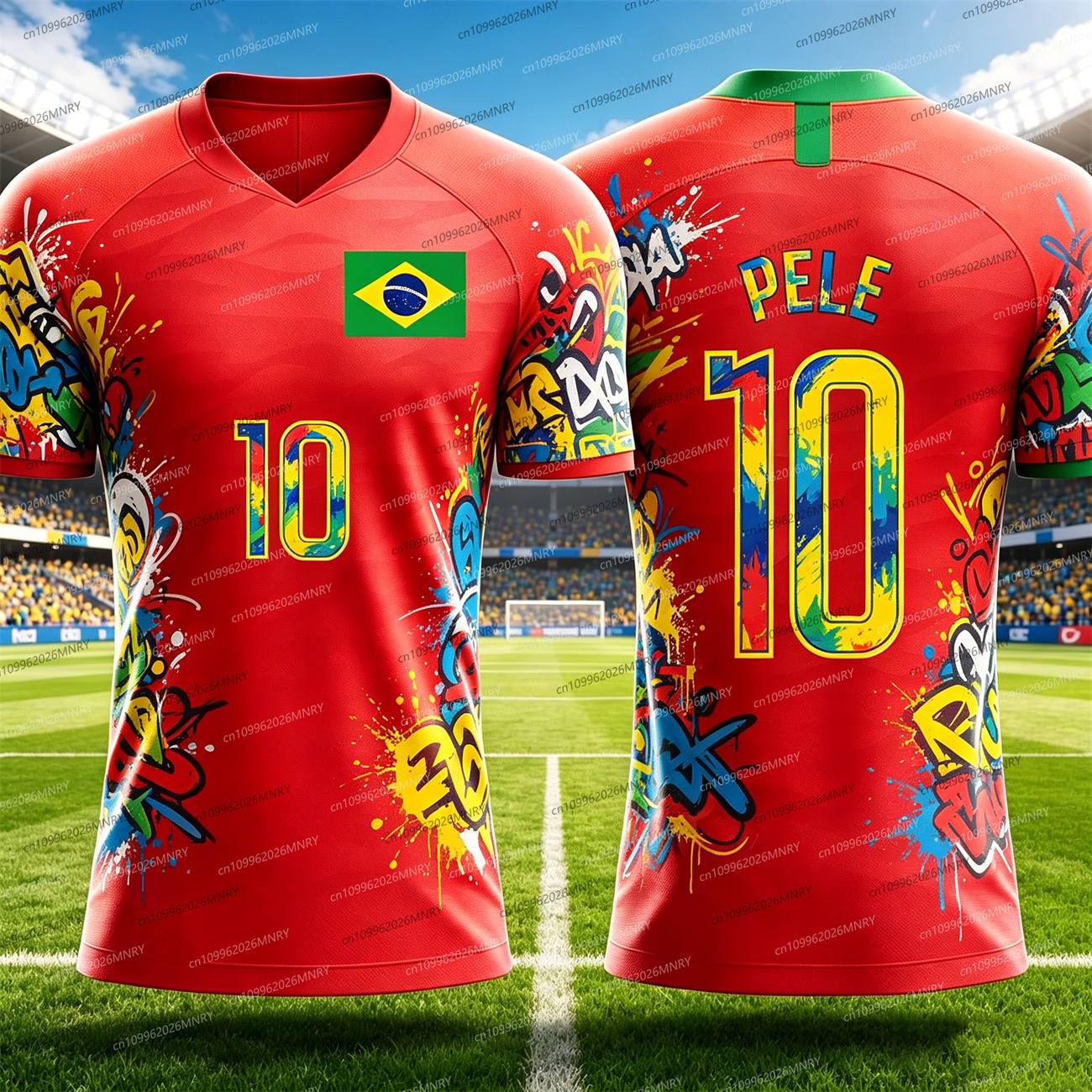 Summer Clothing Model - Cheer up! Brazil Breathe Quick Sports