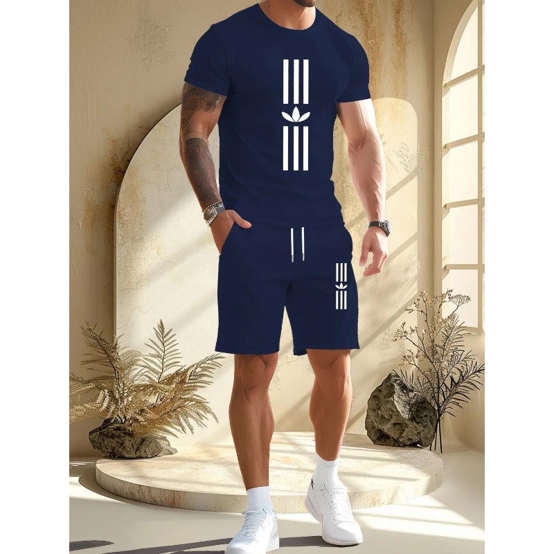 Summer Clothing Sets Men - Men's Summer Loose-Fitting Suit - European
