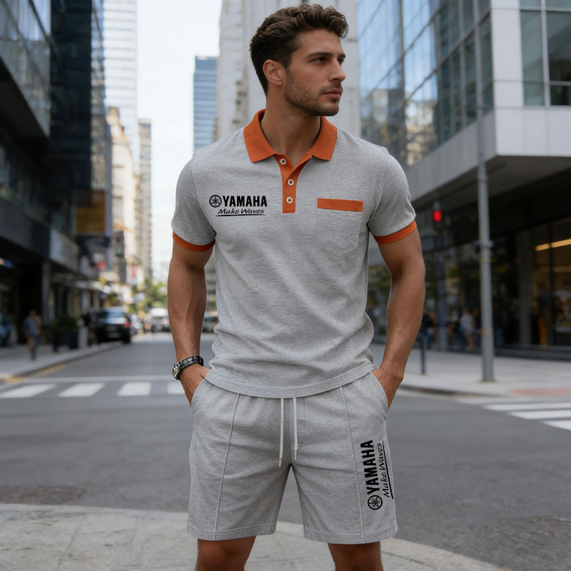Yamaha Men's Multi-Color Waffl - Summer Clothing Sets บทวิจารณ์และราคา