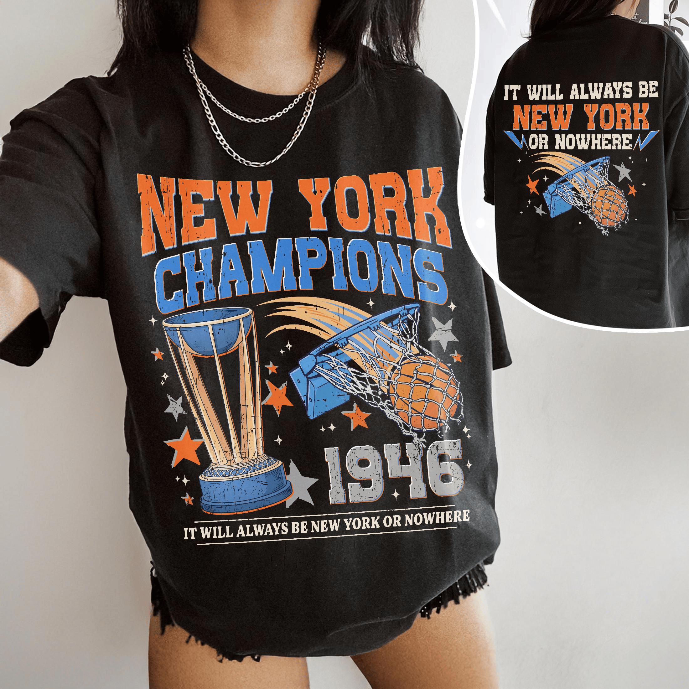 2026 New York Champions Knicks - Summer Clothing Nyc บทวิจารณ์และราคา