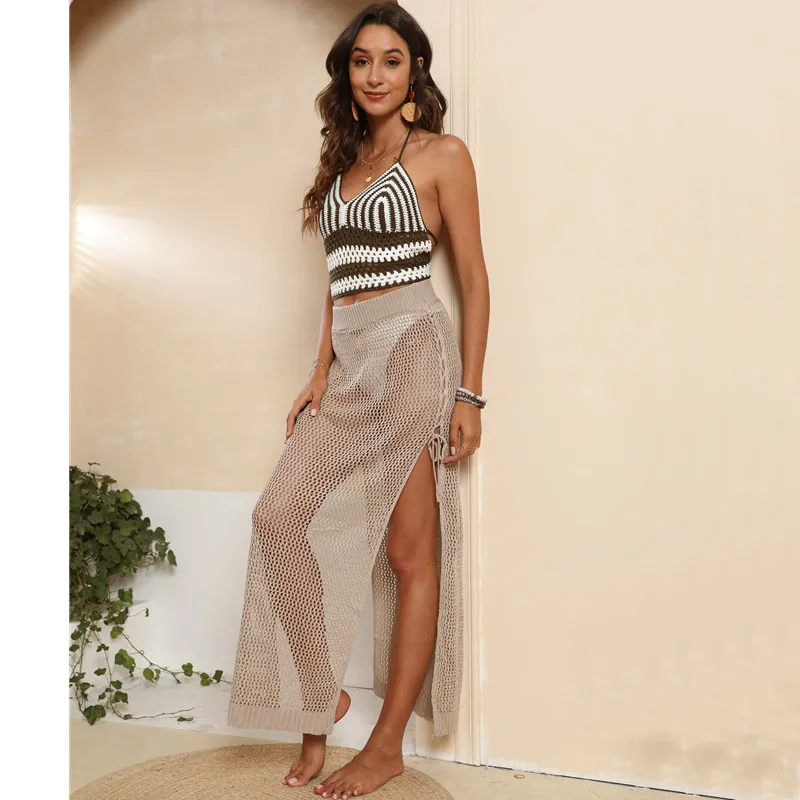 Women's Beach Skirts Wrap Swim - Sarong Pareo Wrap บทวิจารณ์และราคา