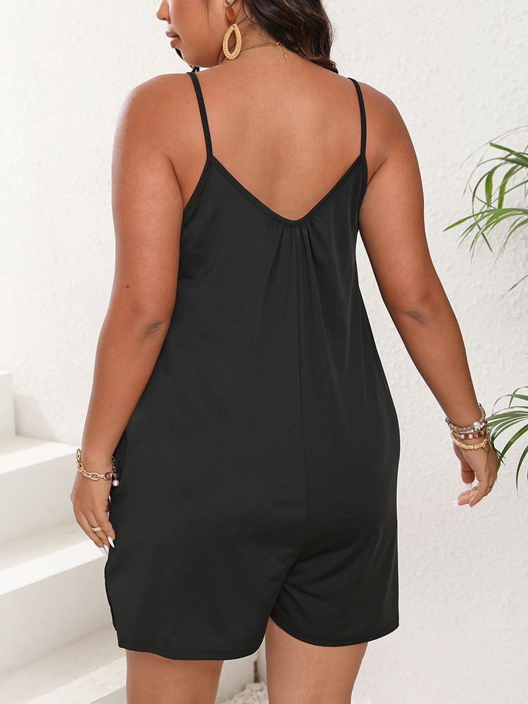 GIBSIE Plus Size Women's Sexy  - Romper Playsuit Women บทวิจารณ์และราคา