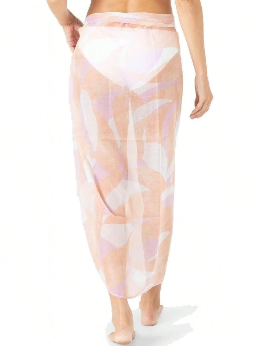 Lightweight Floral Print Pareo - Sarong Pareo Wrap บทวิจารณ์และราคา