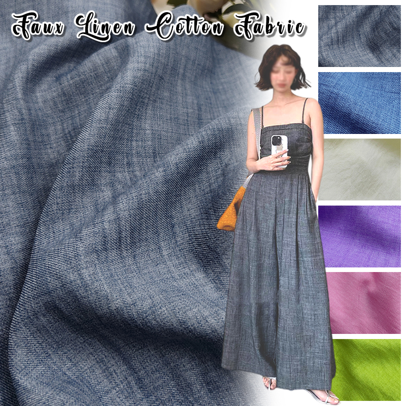 Slightly Wrinkled Soft Breatha - Summer Clothing Linen บทวิจารณ์และราคา