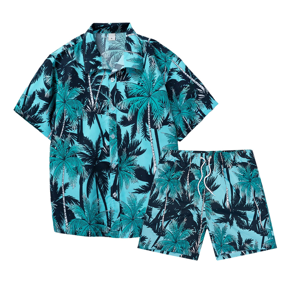 Hawaiian Coconut Tree 3D Print - Summer Clothing Sets บทวิจารณ์และราคา
