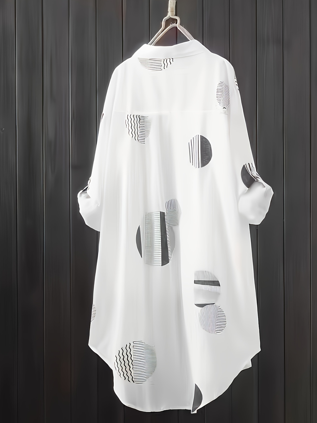 Black and White Large Size Shi - Summer Clothing Model บทวิจารณ์และราคา