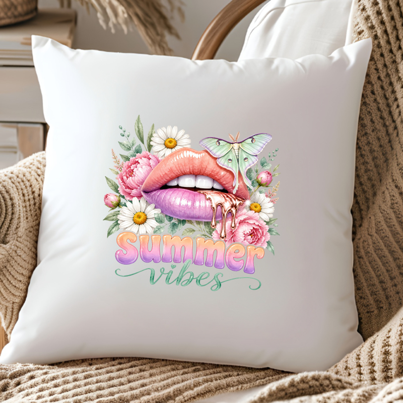 2PCS Colorful Lips Flowers But - Summer Clothing Vibes บทวิจารณ์และราคา