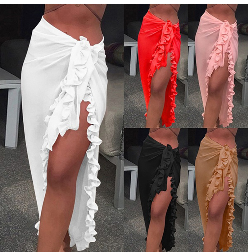 5 Colors Ruffle Sarong for Wom - Sarong Pareo Wrap บทวิจารณ์และราคา
