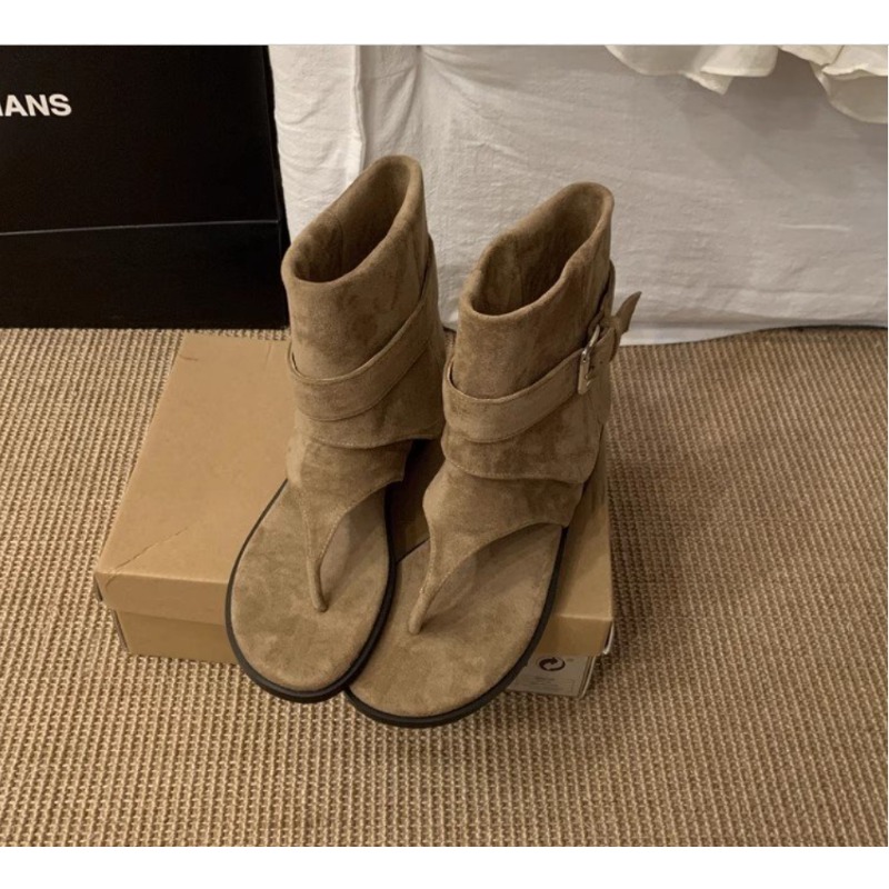 2025Spring Clip Toe Flats Sand - Summer Clothing Modest บทวิจารณ์และราคา