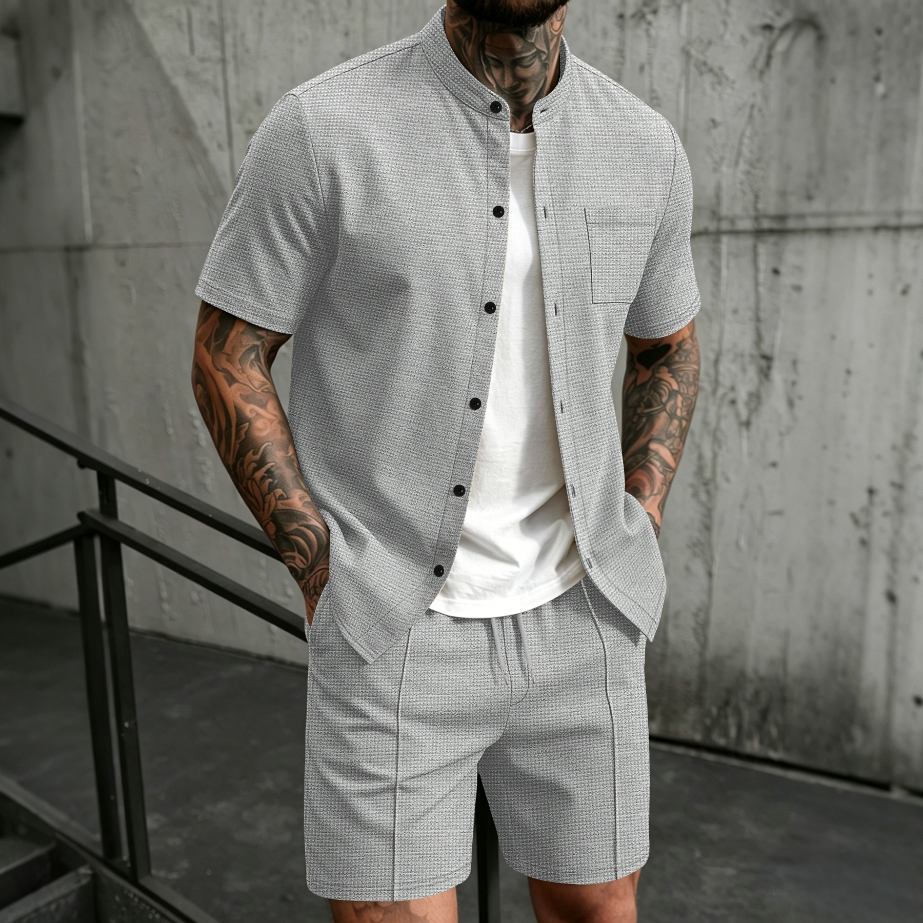 Men's 2 Piece Outfit, Stand Co - Summer Clothing Sets บทวิจารณ์และราคา