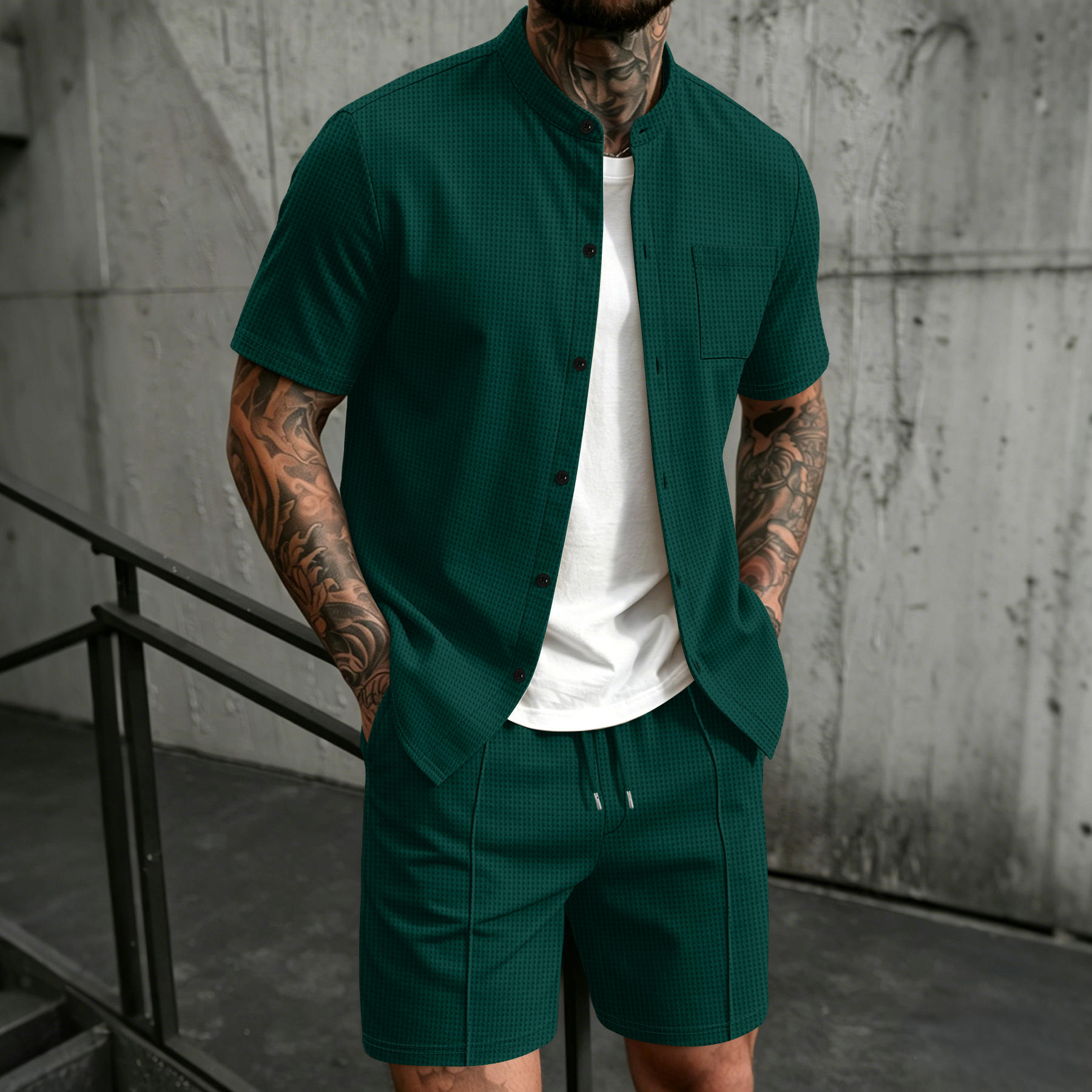 Men's 2 Piece Outfit, Stand Co - Summer Clothing Sets บทวิจารณ์และราคา