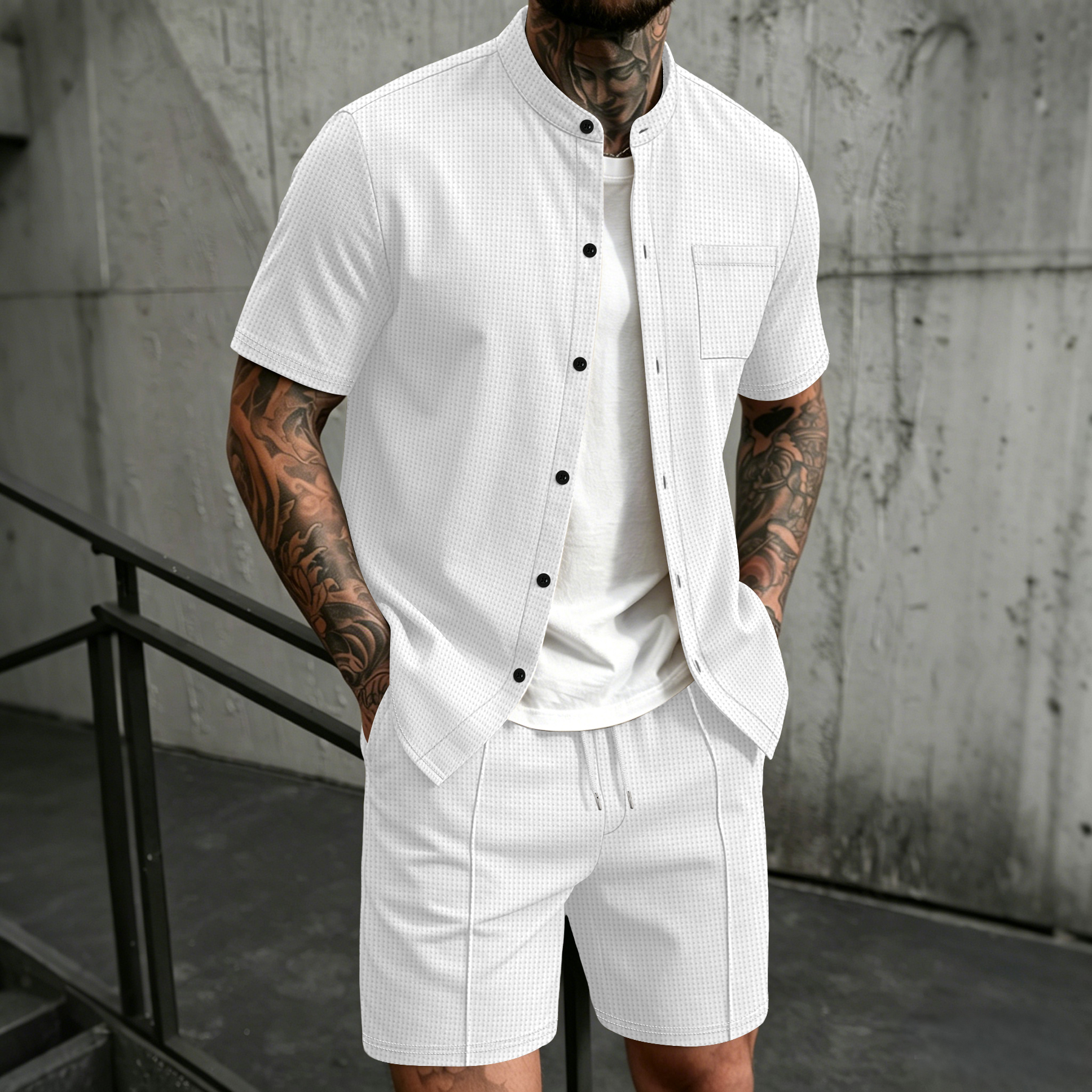 Men's 2 Piece Outfit, Stand Co - Summer Clothing Sets บทวิจารณ์และราคา