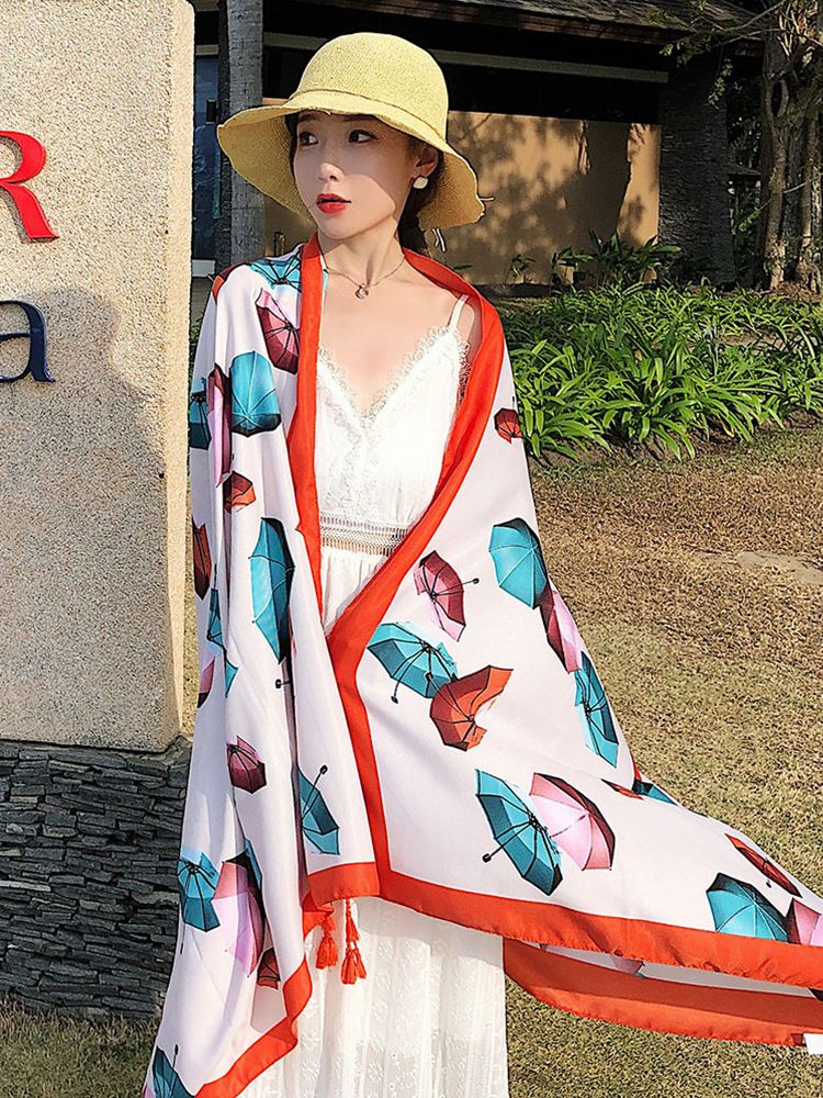 New Satin Summer Hijab Women S - Sarong Pareo Wrap บทวิจารณ์และราคา