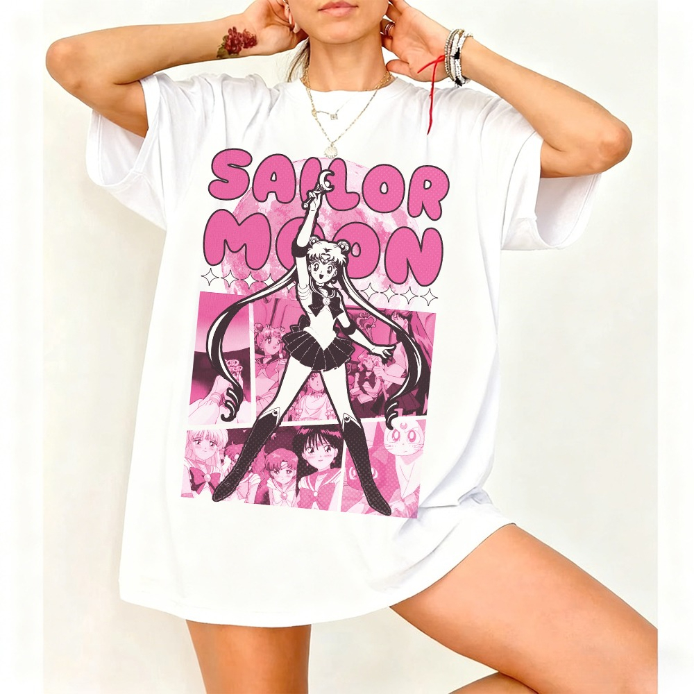 Sailor Moon Retro 90s Anime Gr - Summer Clothing Trends For Women บทวิจารณ์และราคา