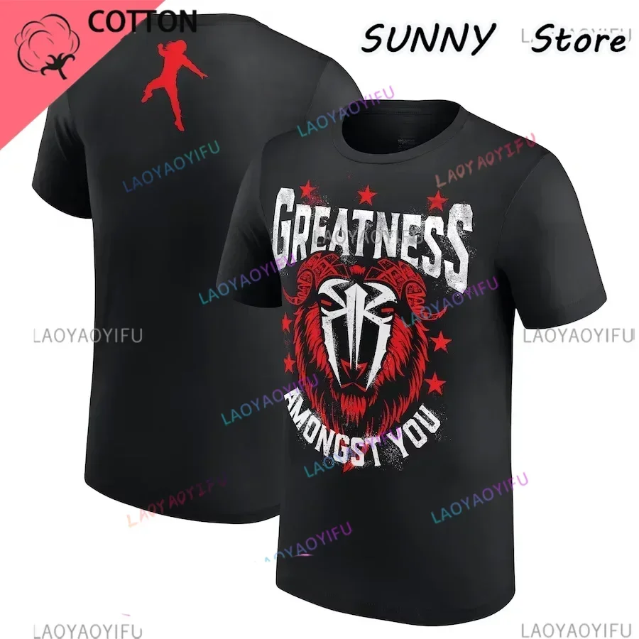 Men's Black Roman Reigns Level - Summer Reign Clothing บทวิจารณ์และราคา
