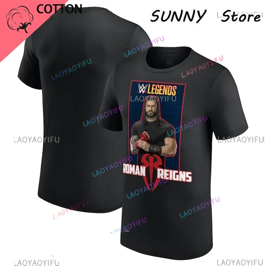 Men's Black Roman Reigns Level - Summer Reign Clothing บทวิจารณ์และราคา
