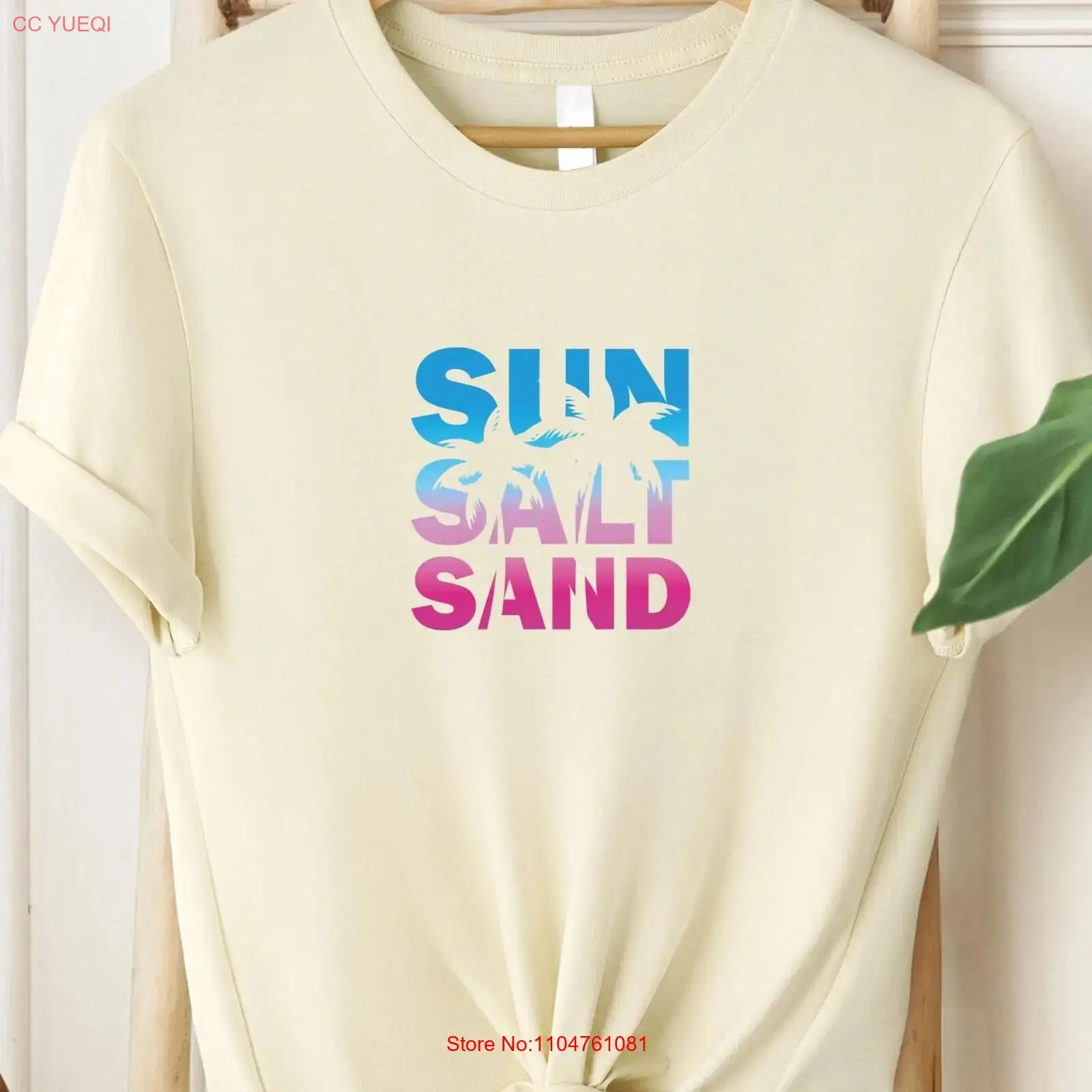 Sun Salt Sand T shirt Retro Su - Summer Clothing Vibes บทวิจารณ์และราคา