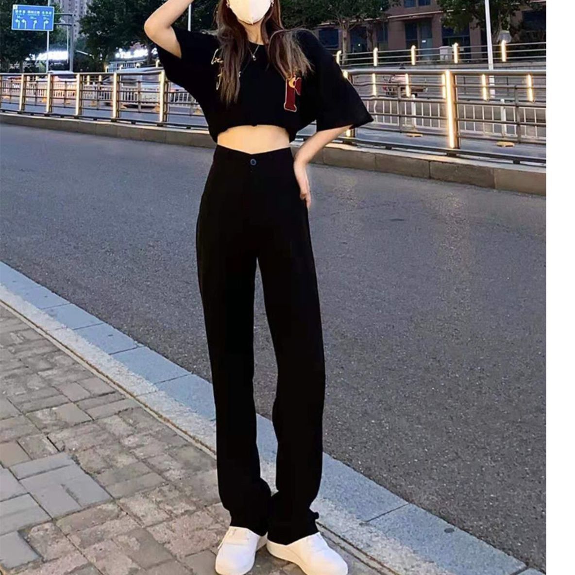 Flared Jeans Gothic Clothing H - Summer Clothing Vibes บทวิจารณ์และราคา