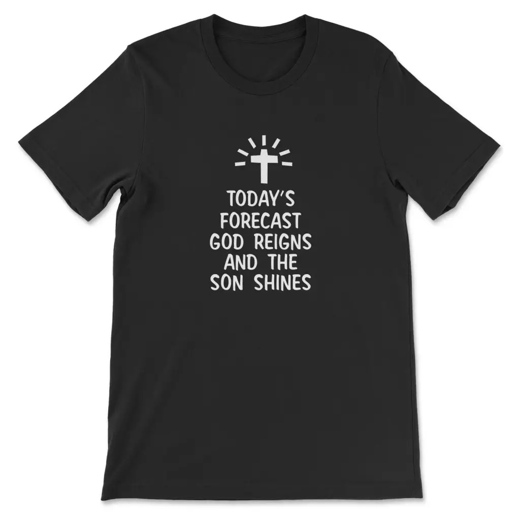 Today's Forecast God Reigns T- - Summer Reign Clothing บทวิจารณ์และราคา