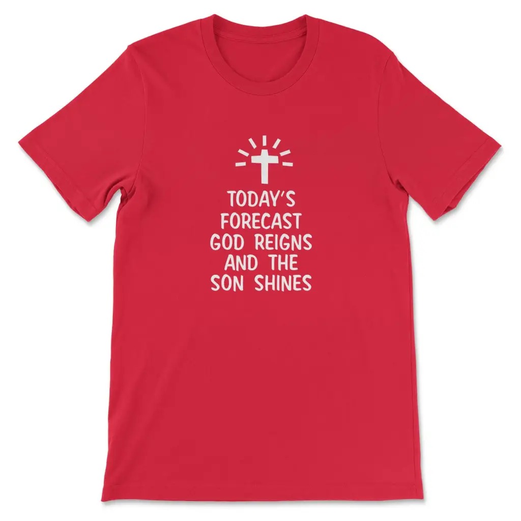 Today's Forecast God Reigns T- - Summer Reign Clothing บทวิจารณ์และราคา