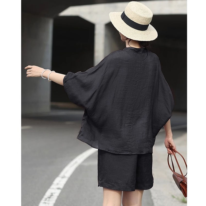 Vintage Summer Ramie Outfits L - Summer Clothing Linen บทวิจารณ์และราคา