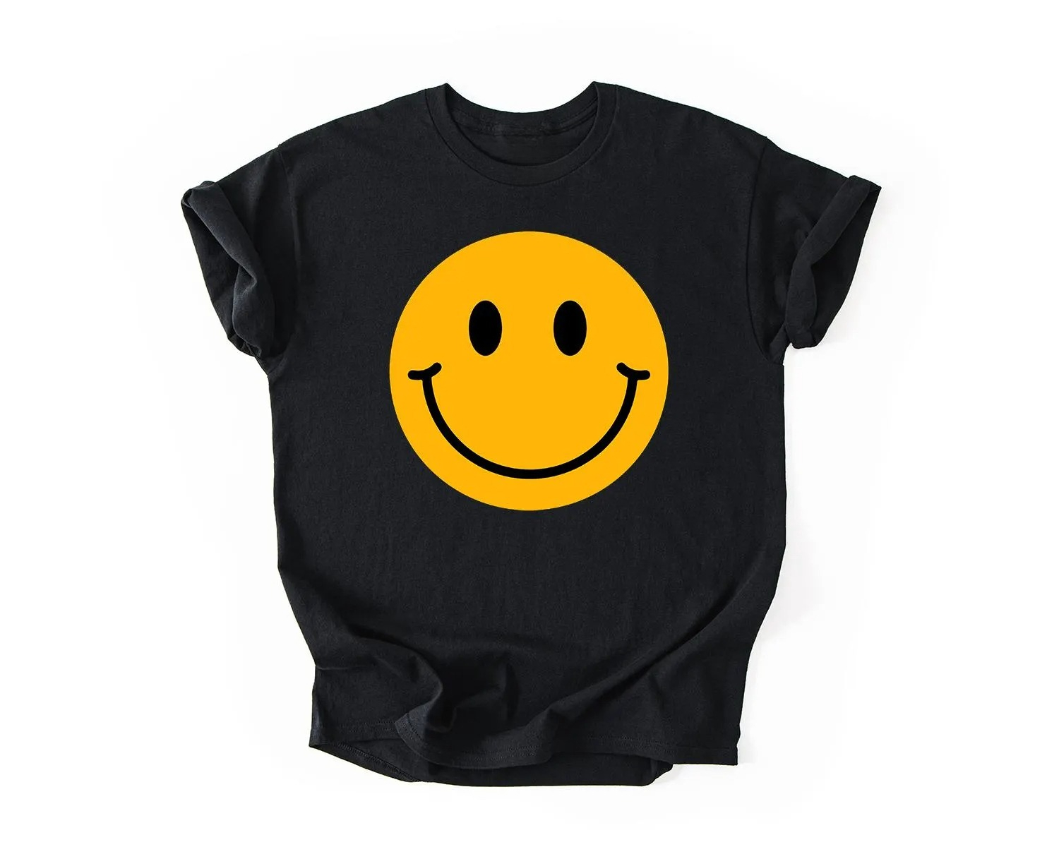 Smiley Face T-Shirt, Happy Fac - Summer Clothing Vibes บทวิจารณ์และราคา