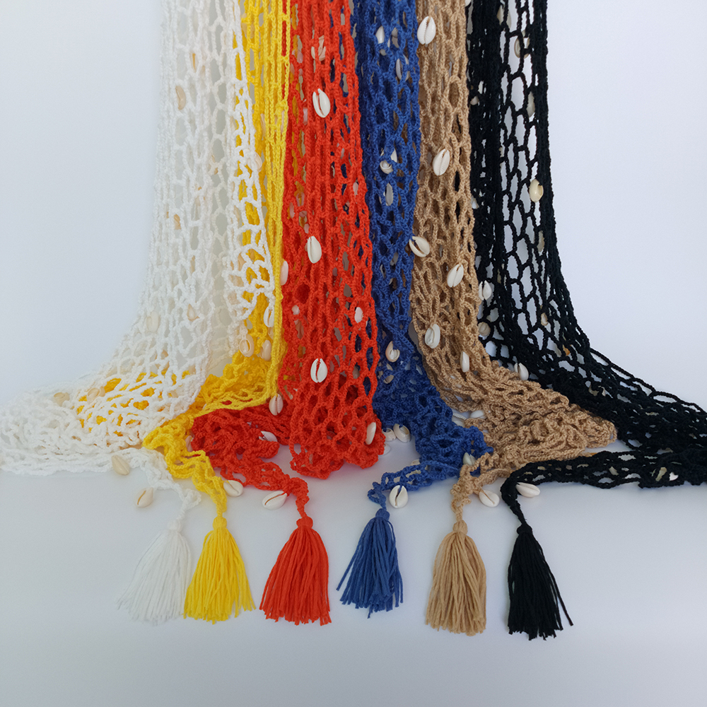 Women Triangle Shawl With Seas - Sarong Pareo Wrap บทวิจารณ์และราคา
