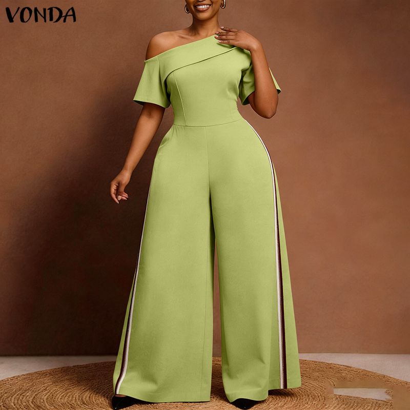 VONDA Summer Women Plus Size J - Romper Playsuit Women บทวิจารณ์และราคา