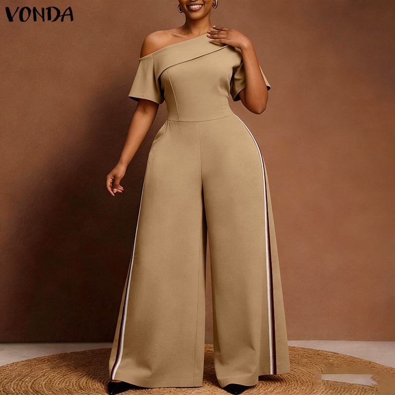 VONDA Summer Women Plus Size J - Romper Playsuit Women บทวิจารณ์และราคา