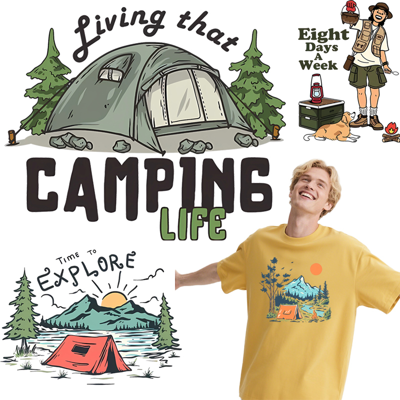 Summer camping dtf clothing ho - Summer Clothing Pictures บทวิจารณ์และราคา