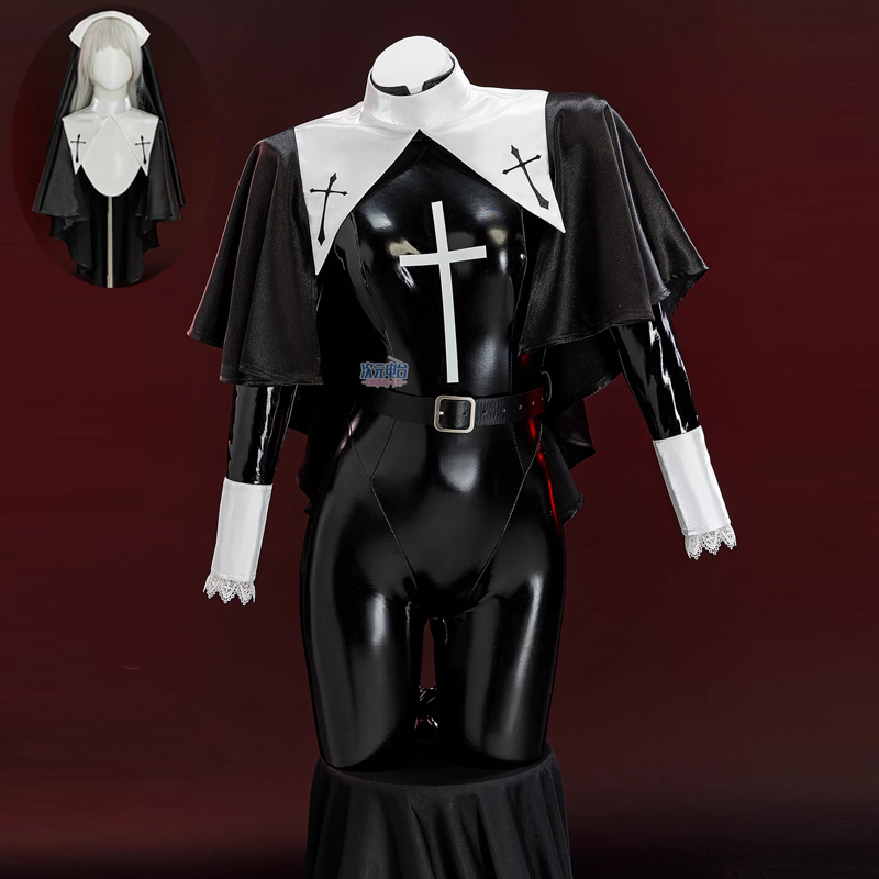 Nun Cosplay Costume Women Sexy - Romper Playsuit Women บทวิจารณ์และราคา