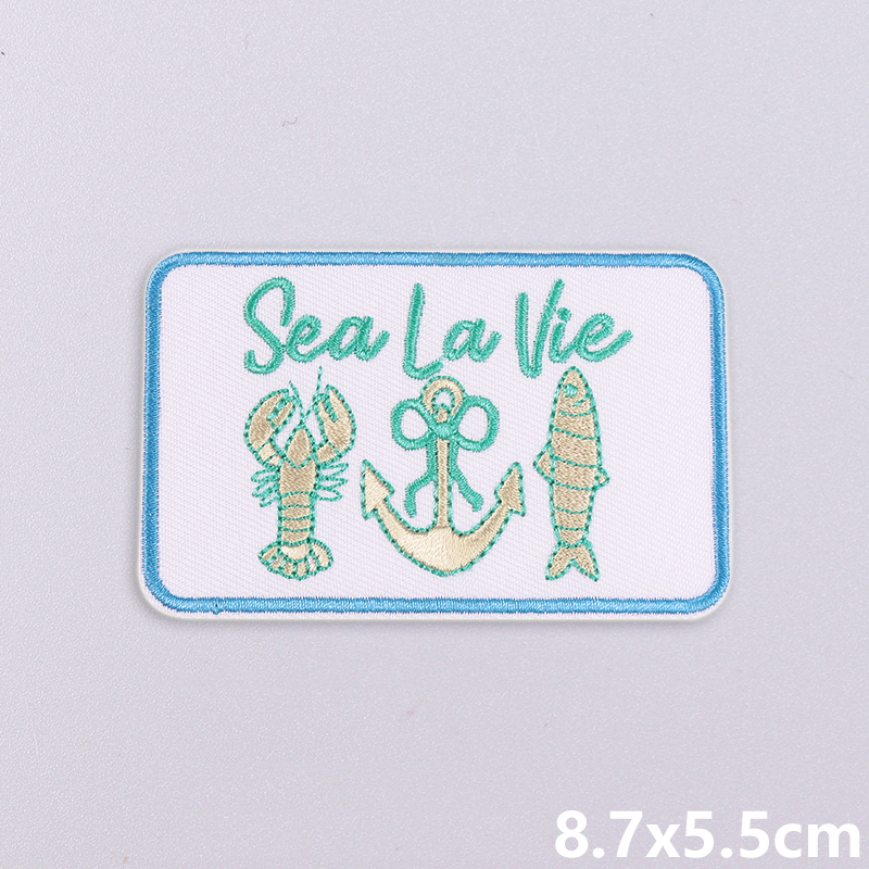 Summer Vibes Embroidered Patch - Summer Clothing Vibes บทวิจารณ์และราคา