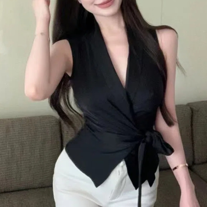 Temperament V Neck Bandage Sle - Summer Clothing Trends For Women บทวิจารณ์และราคา
