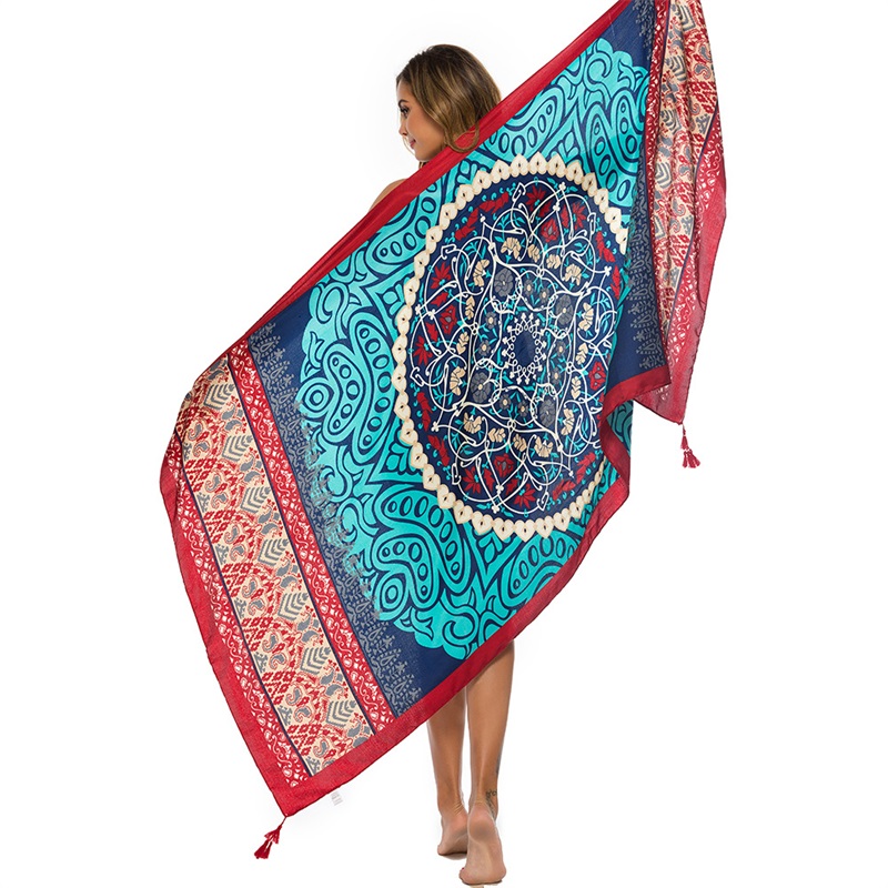 2018 New 90x180cm Twill cotton - Sarong Pareo Wrap บทวิจารณ์และราคา
