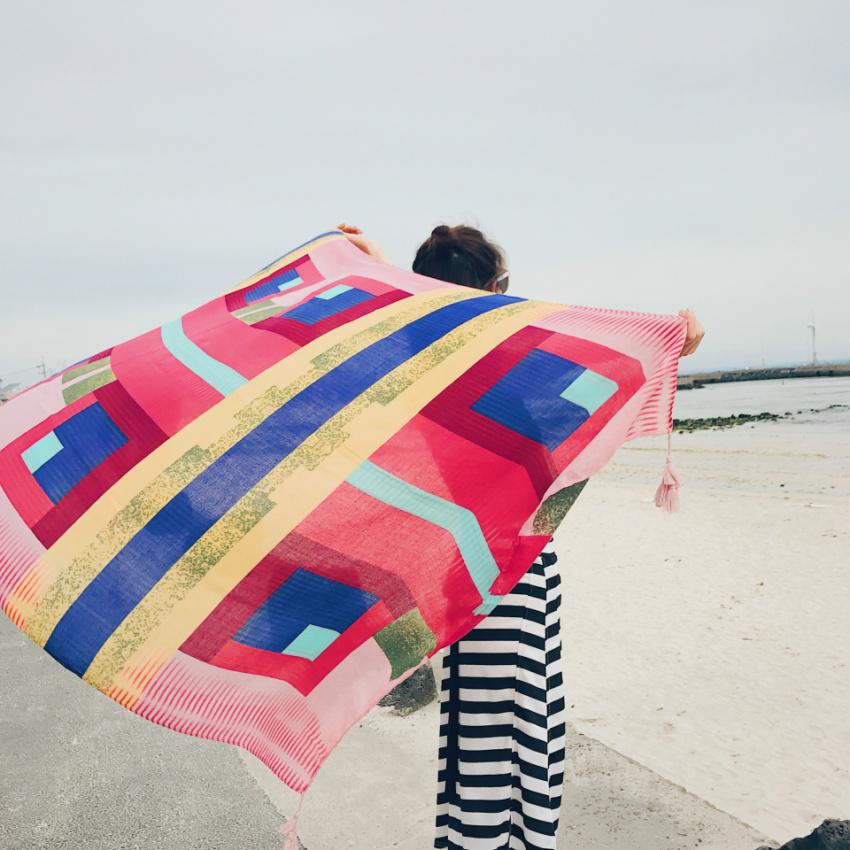 2018 New 90x180cm Twill cotton - Sarong Pareo Wrap บทวิจารณ์และราคา