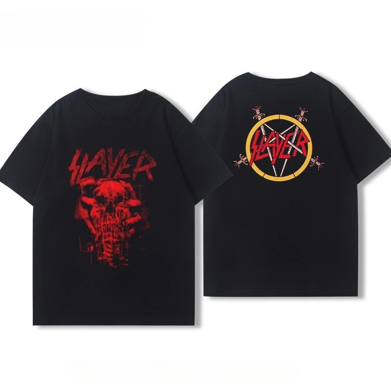 Slayer Reign in Blood T-Shirt  - Summer Reign Clothing บทวิจารณ์และราคา