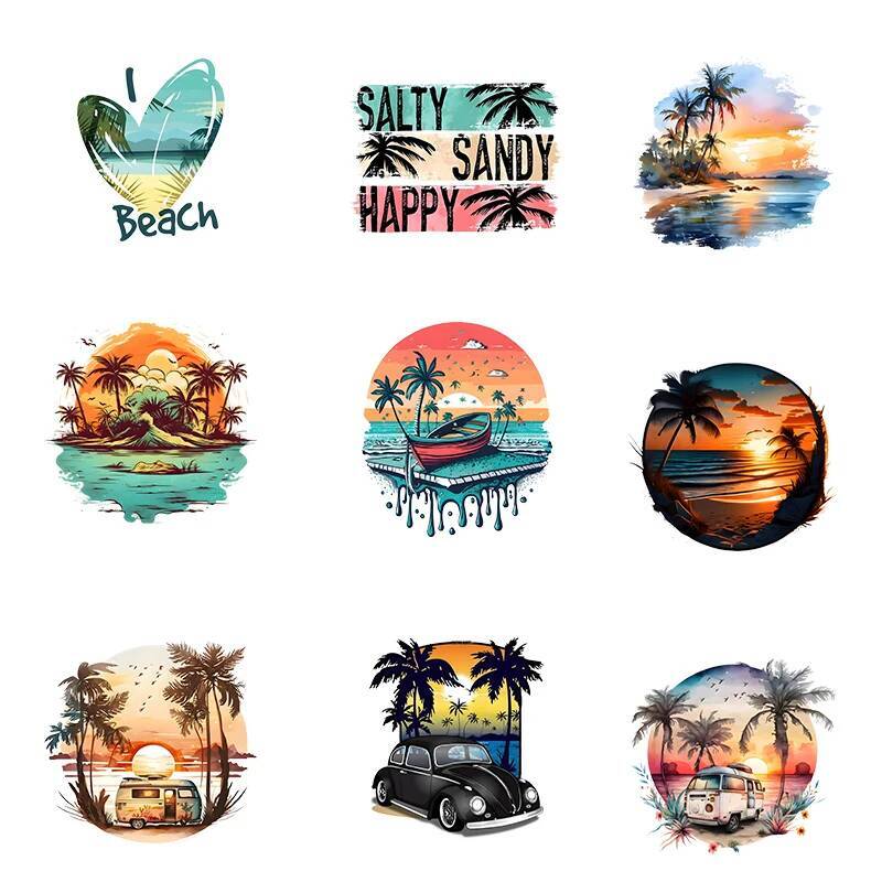 25CM Summer Beach and Sunset I - Summer Clothing Pictures บทวิจารณ์และราคา