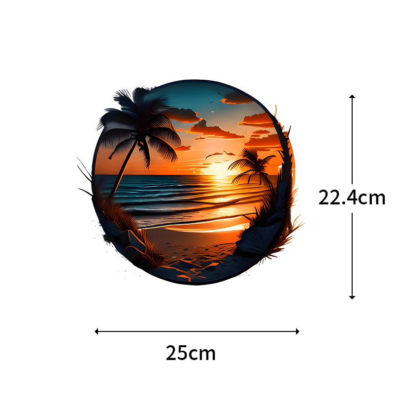 25CM Summer Beach and Sunset I - Summer Clothing Pictures บทวิจารณ์และราคา