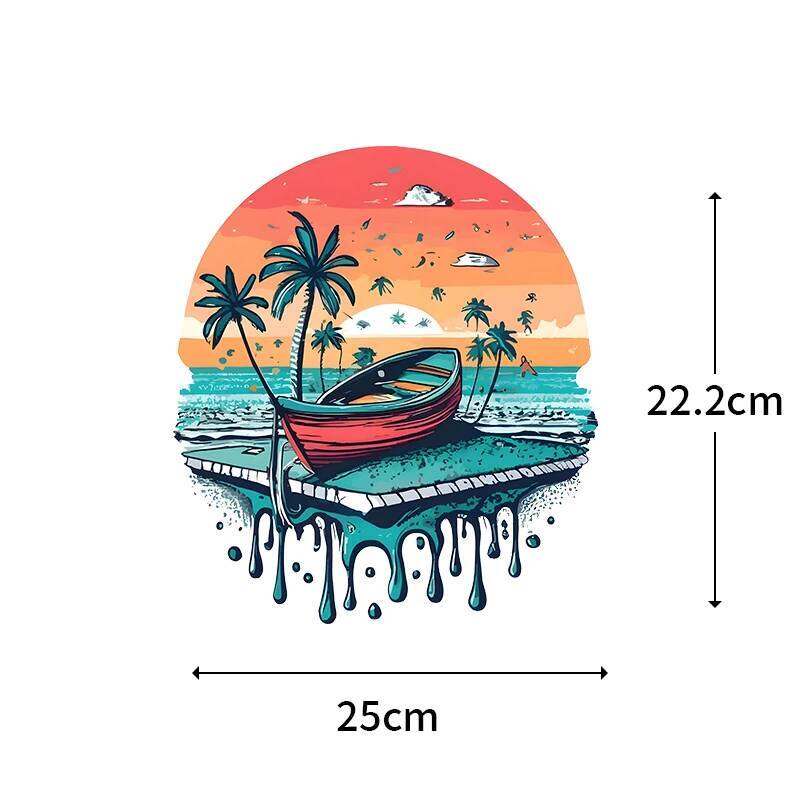 25CM Summer Beach and Sunset I - Summer Clothing Pictures บทวิจารณ์และราคา