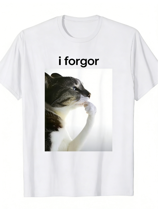 I Forgot The Cat Meme Picture  - Summer Clothing Pictures บทวิจารณ์และราคา