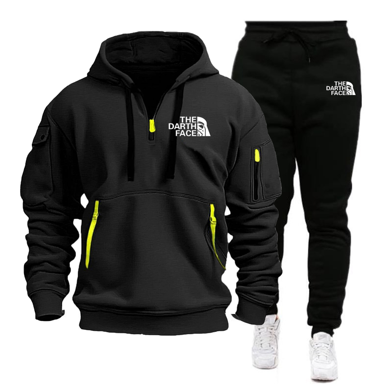 Men's hooded sports shirt set  - Summer Clothing Sets Men บทวิจารณ์และราคา