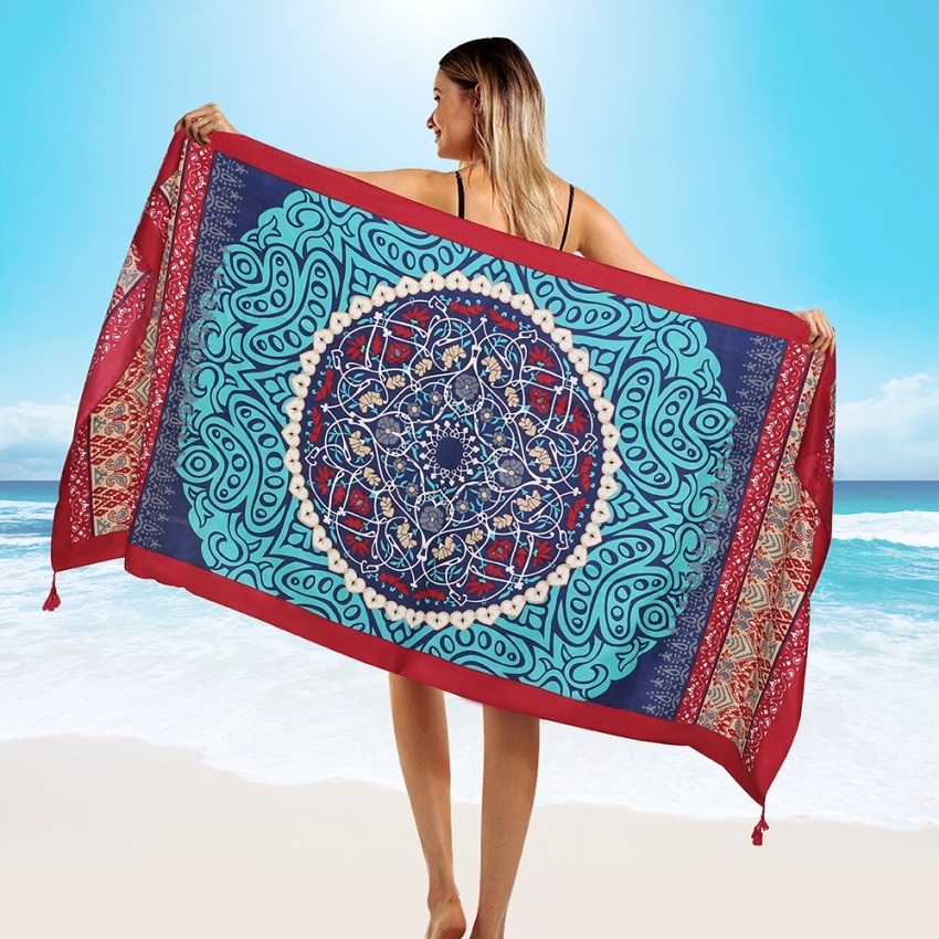 2018 New 90x180cm Twill cotton - Sarong Pareo Wrap บทวิจารณ์และราคา