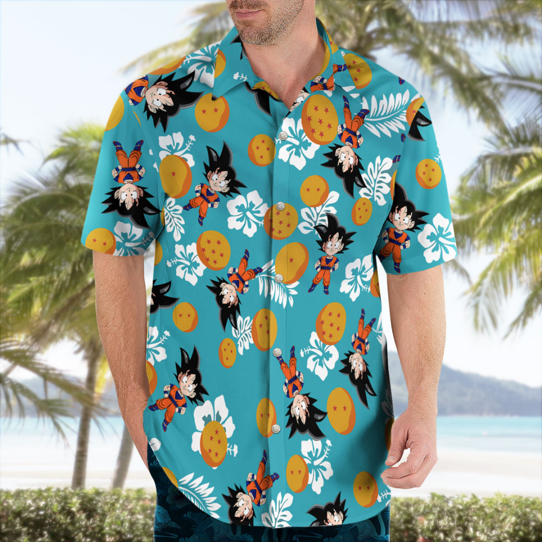 2026 Goku Dragon Ball Hawaiian - Summer Clothing Vibes บทวิจารณ์และราคา