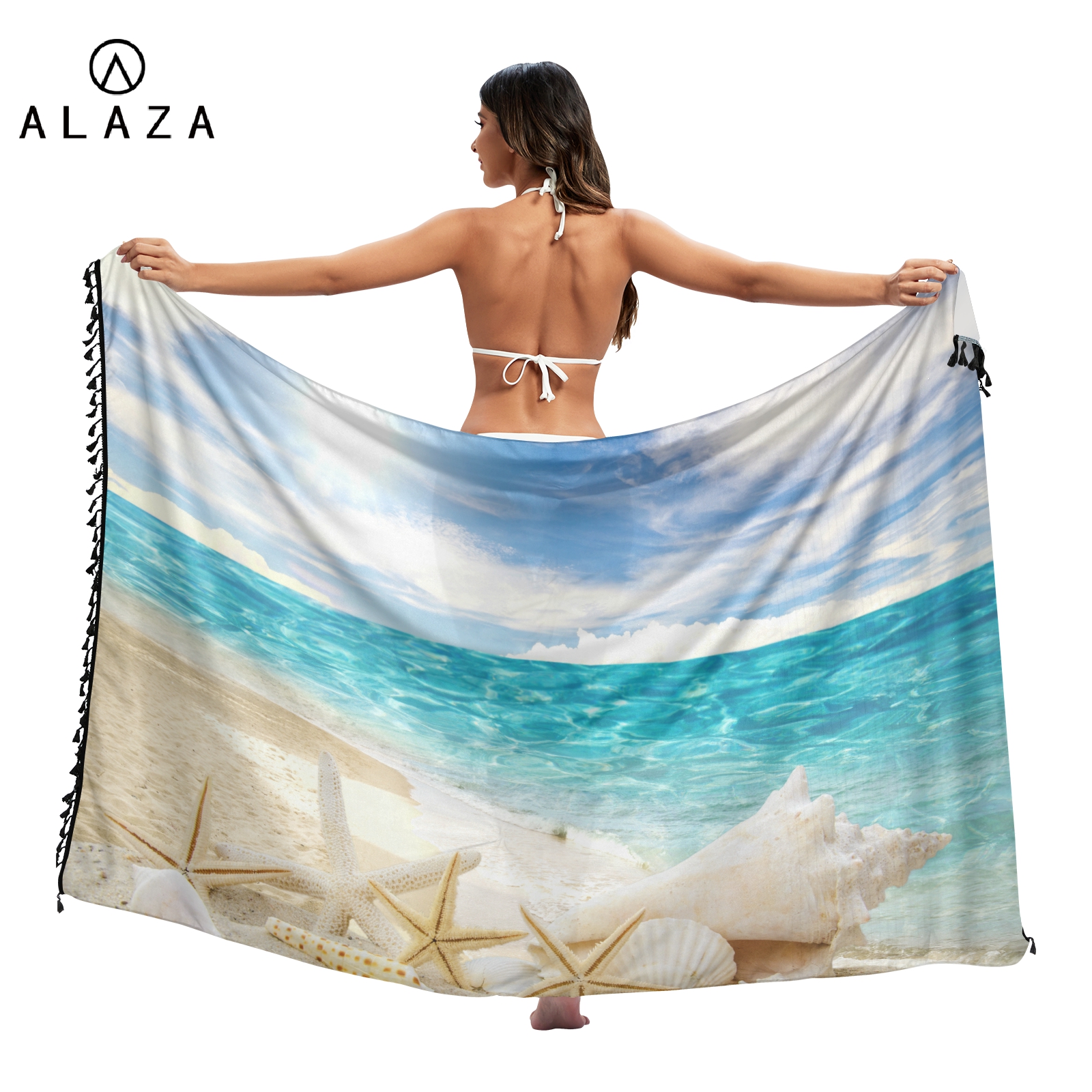 Sexy Women Chiffon Swimwear Pa - Sarong Pareo Wrap บทวิจารณ์และราคา