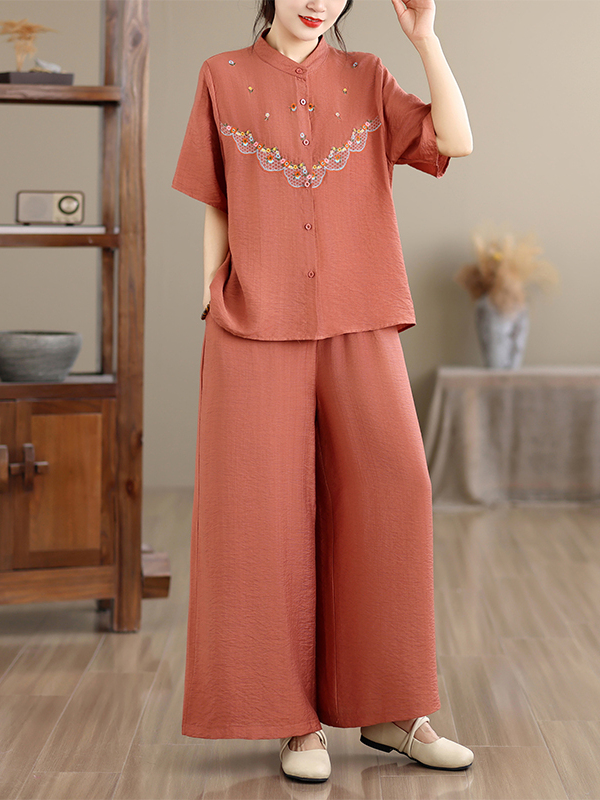Embroidered Cotton Linen Summe - Summer Clothing Linen บทวิจารณ์และราคา