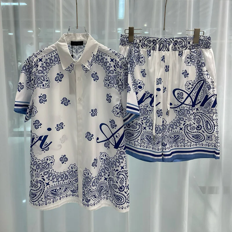 Hawaiian mens royal luxury sho - Summer Clothing Sets บทวิจารณ์และราคา