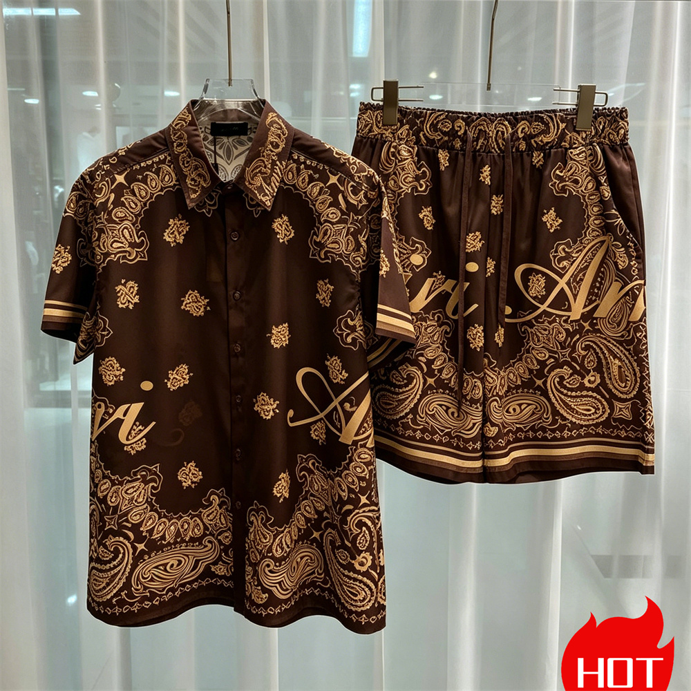 Hawaiian mens royal luxury sho - Summer Clothing Sets บทวิจารณ์และราคา