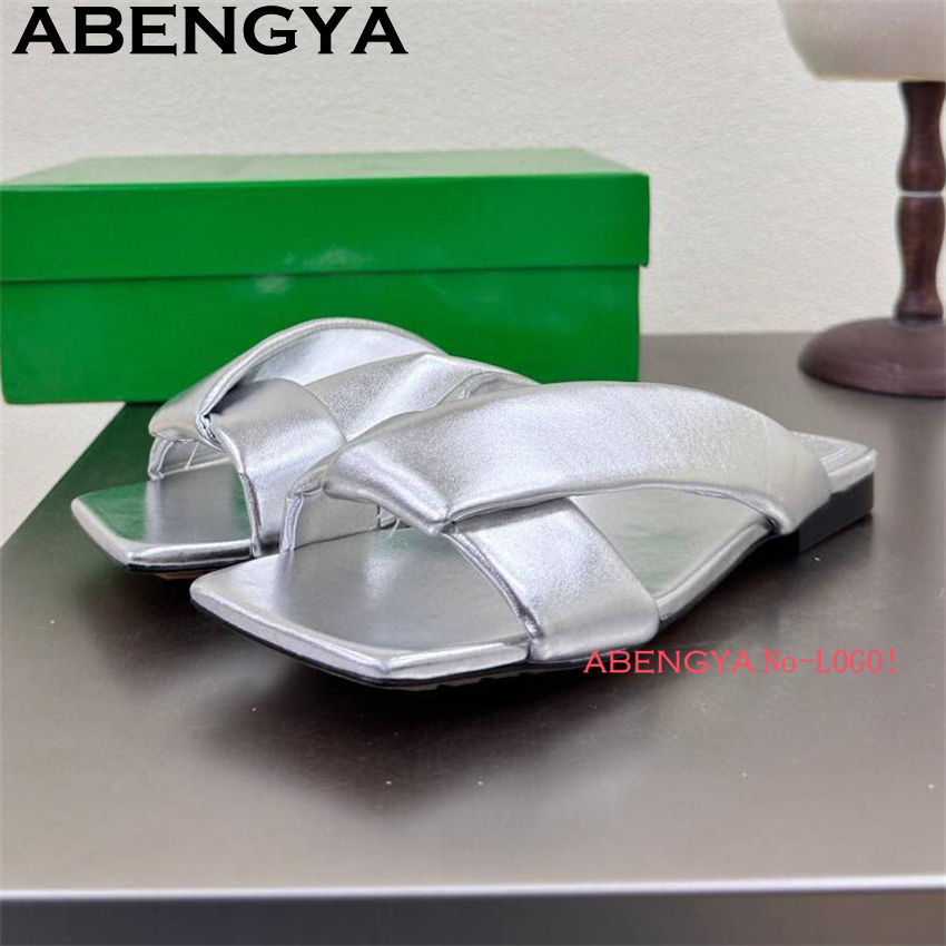 Real Leather Flat Slippers Cas - Summer Clothing Modest บทวิจารณ์และราคา