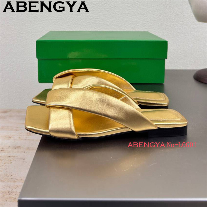 Real Leather Flat Slippers Cas - Summer Clothing Modest บทวิจารณ์และราคา