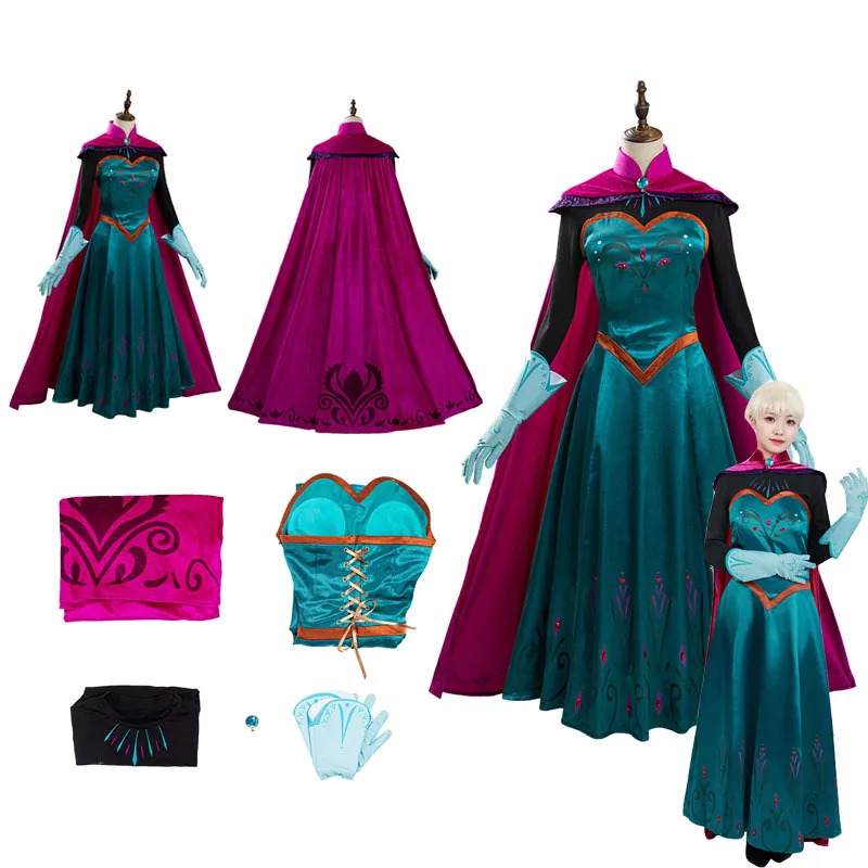 Movie Queen Elsa Cosplay Costu - Romper Playsuit Women บทวิจารณ์และราคา